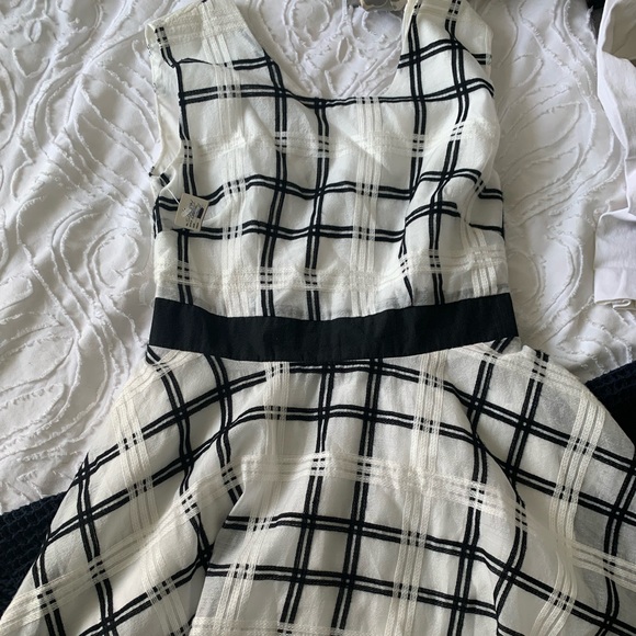 Patrizia Luca Milano white and black mini dress - Picture 2 of 3